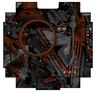 Numark PT 01 incl. Sides Skin Ridge Brown